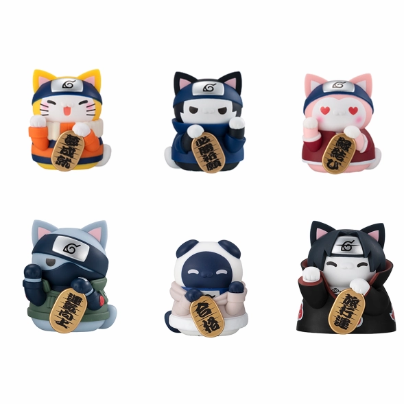 MEGA CAT PROJECT NARUTO Nyaruto! Beckoning Cat FORTUNE Mouiccho (Single Blind Box) Eco Friendly
