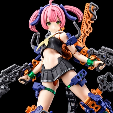 Art Model Winter Decoration Megami Device Buster Doll Gunner Midnight Fang #22.1