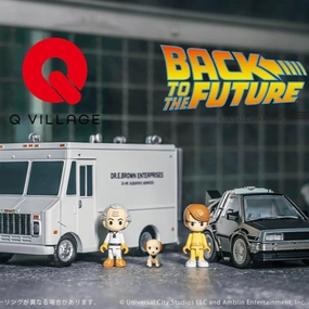 QV-04 Back To The Future Time Machine (Part 1) DX Set Art Item Race Car Driver