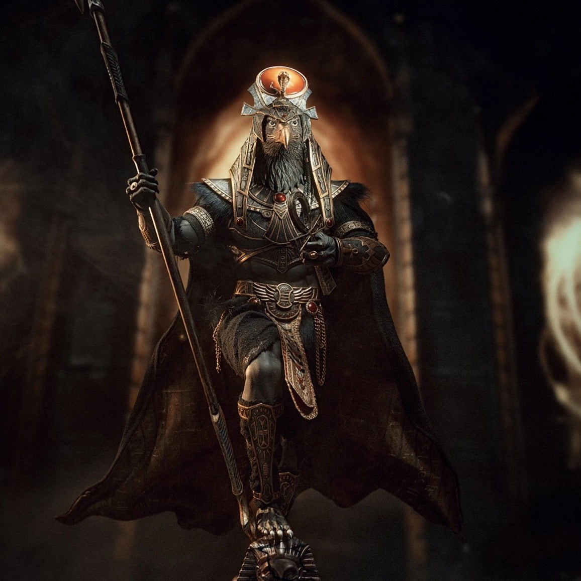 TBLeague [PL-2021-174A] Ra the God of Sun Golden 1/6 Wedding Cake Topper Arctic Animal