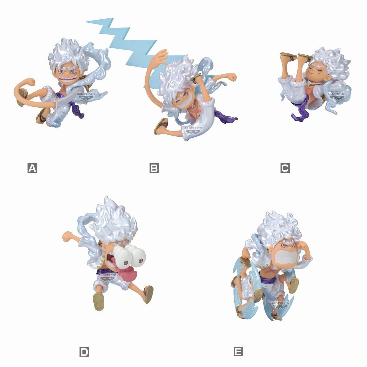 Art Unit Bathroom Accent Monkey.D.Luffy Gear5 Special -Metallic Color ver.- "One Piece" World Collectable Figure (Each)