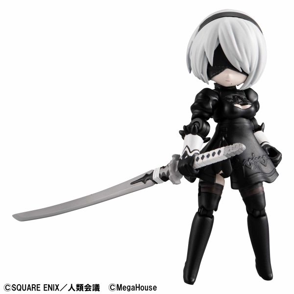 Desktop Army NieR:Automata Ver1.1a Collaboration 2B Swapable Head Designer Toy