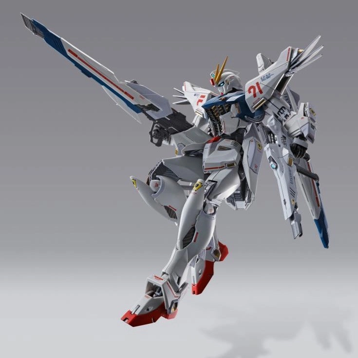 Anime Object Mobile Suit Gundam F91 Gundam Formula 91 Chronicle White Version Metal Build