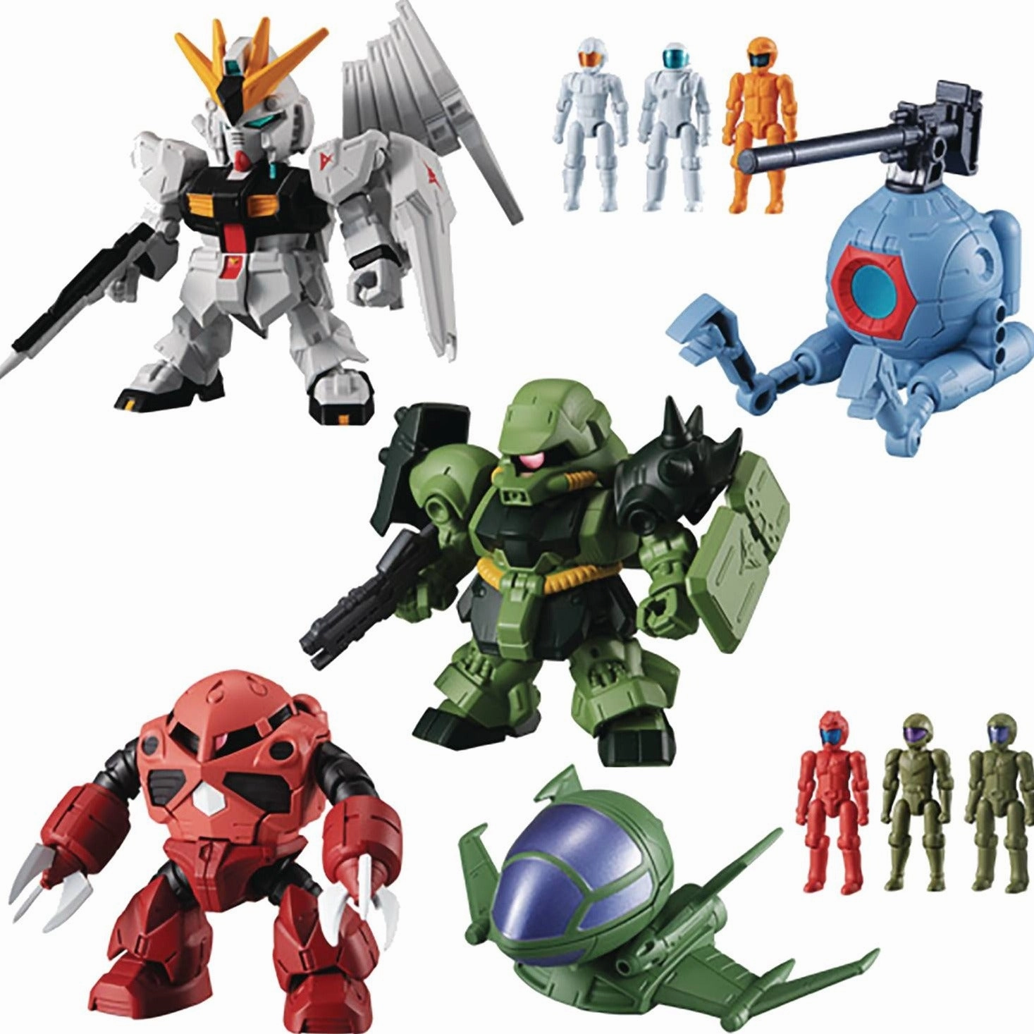 Message Option MOBILE SUIT GUNDAM MICRO WARS 3 (Set of 5)