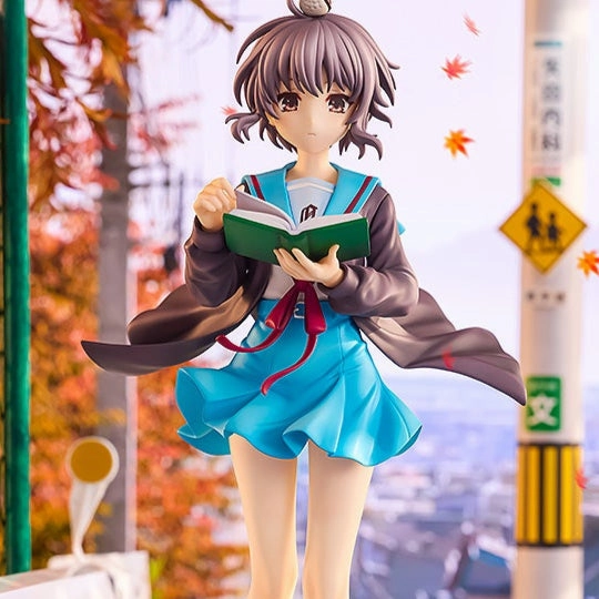 Haruhi Suzumiya Series Light Novel Yuki Nagato Pewter Figure Limited Merchandise