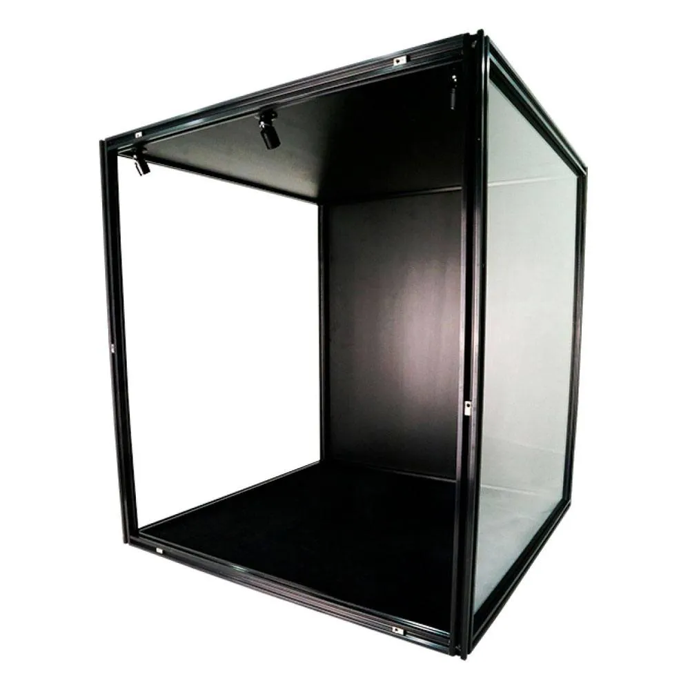 Vinyl Replica Graffiti Figure Moducase Acrylic Display Case with Lighting DF60