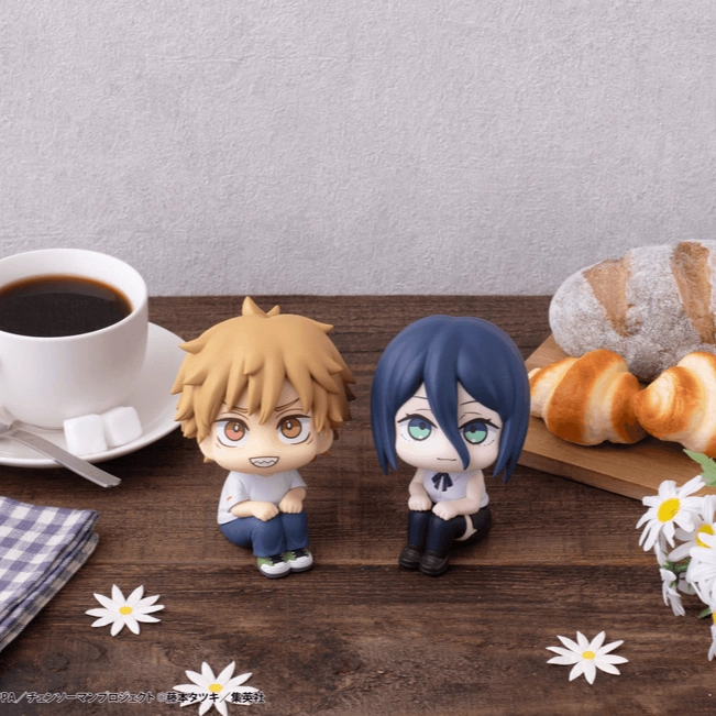 Lookup Chainsaw Man ?C The Movie: Reze Arc Denji & Reze set (with gift) Dedicated Collector Miniature Decor