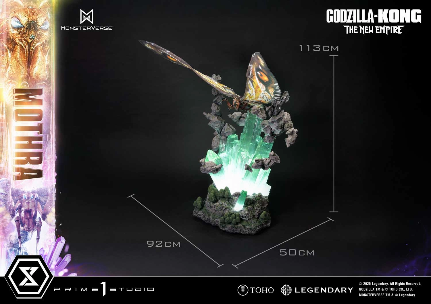 Prime 1 Studio Ultimate Diorama Masterline Godzilla x Kong: The New Empire Mothra Limited Run Fast shipping