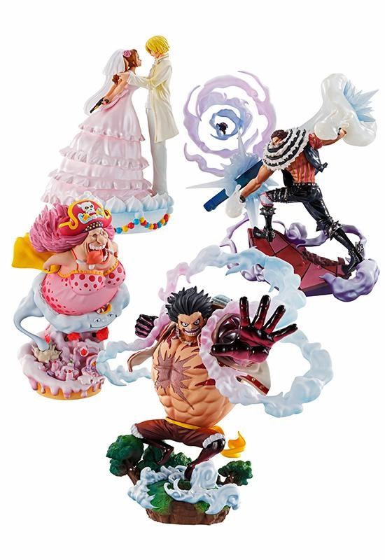 PVC Model African Art ONE PIECE MEGAHOUSE LOG BOX RE BIRTH LIMITED BOX SET WHOLE CAKE ISLAND Ver.