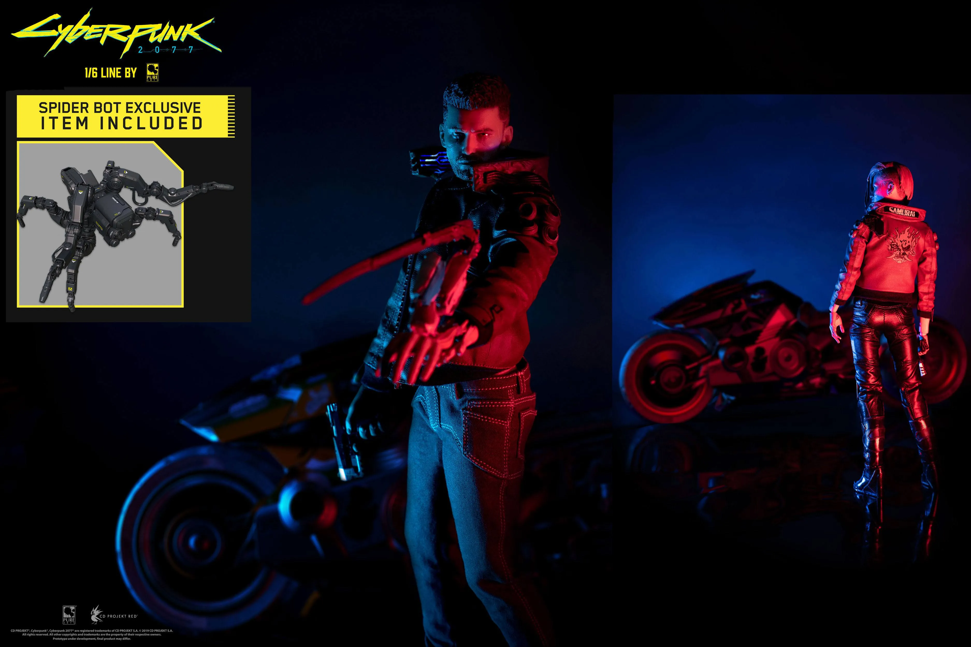 Pop Icon Global Citizen PUREARTS V Male, V Female & Yaiba Kusanagi - Cyberpunk 2077 - 1/6 Scale Collectible Figure Ultimate Set