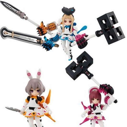 MEGAHOUSE DESKTOP ARMY K-303s Alissa Series (Set of 3 Characters) Designer Unit Miniature Statue