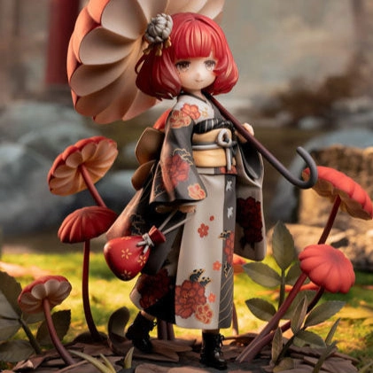 Superhero Product Industrial Decor Mushroom Girls Series No.6 Marasmius Haematocephalus