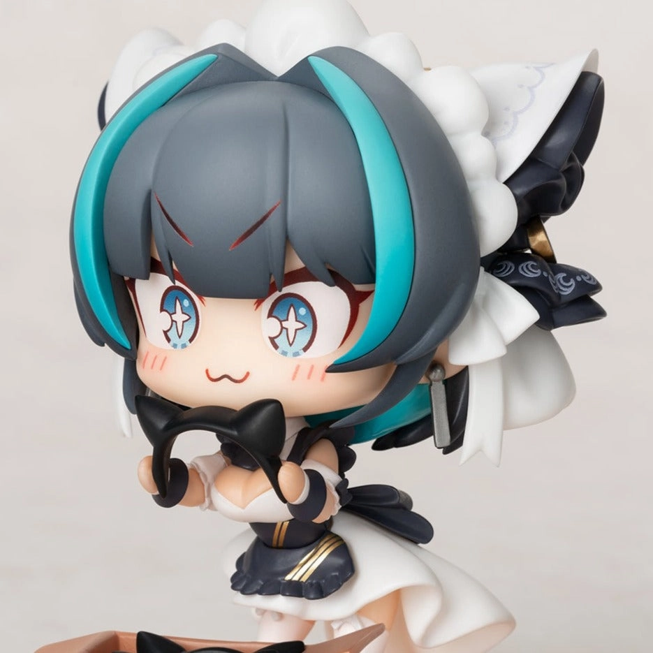 Wood Carving Azur Lane JUUs Time HMS Cheshire Deformed Non-Scale Figure