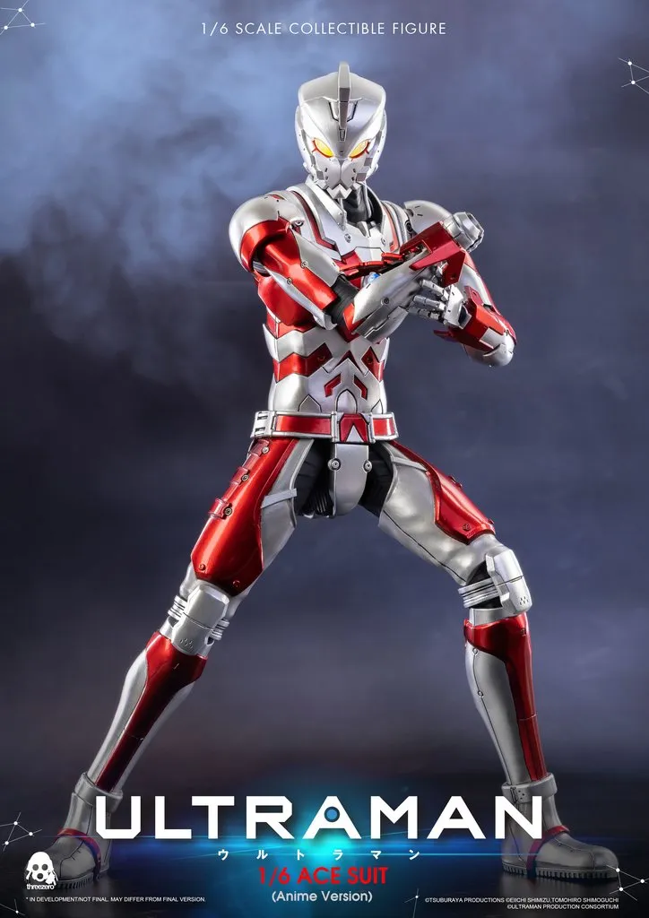 Threezero ULTRAMAN ACE SUIT Anime Version 1/6 Scale Action Figure Apartment Living