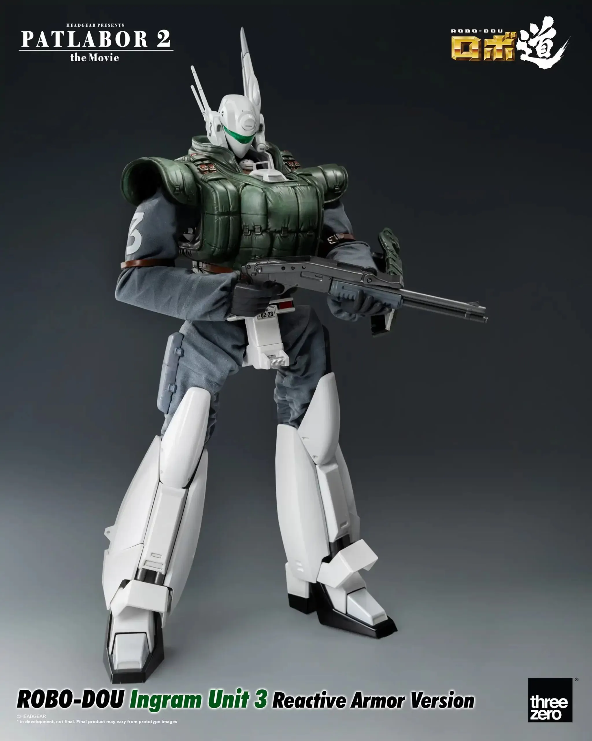 Patlabor 2: The Movie ROBO-DOU Ingram Unit 3 Reactive Armor Version Cryptid Model Creative Outlet
