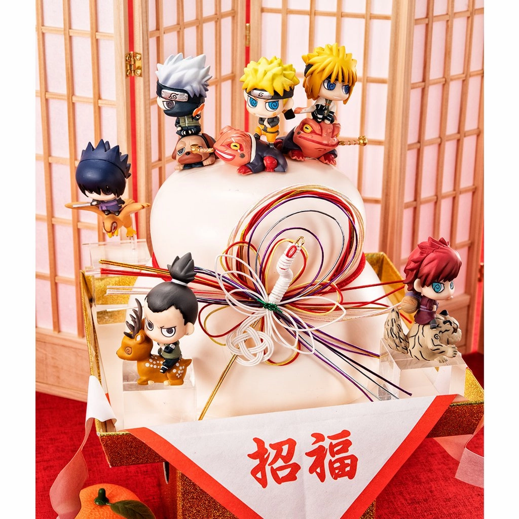 Toy Collection Collectible Display Petit Chara Land NARUTO MEGAHOUSE New Color! KUCHIYOSE (Set of 8 Characters)