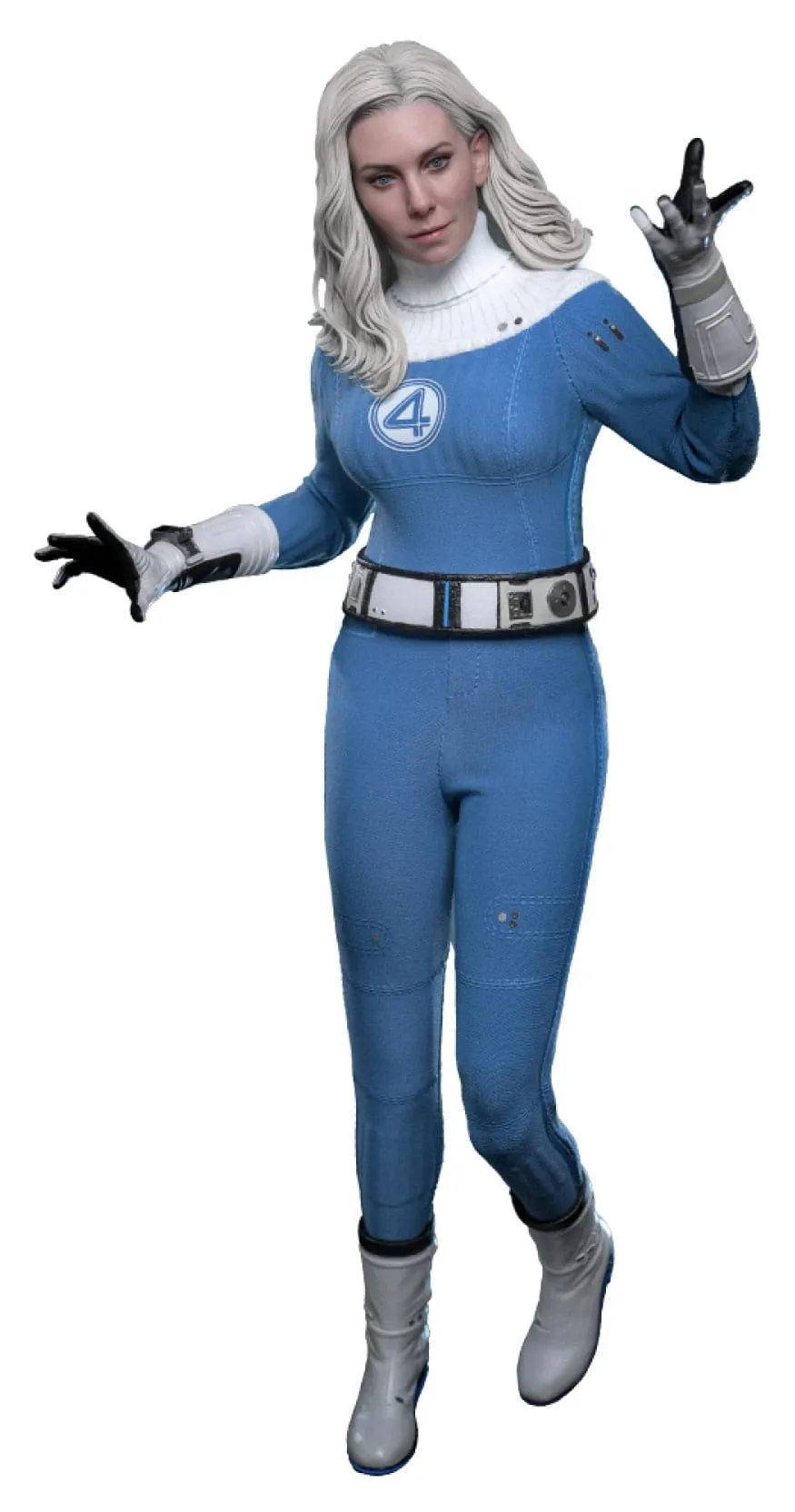 Hot Toys Invisible Woman - The Fantastic Four: First Steps - MMS823 - 1/6 Scale Collectible Figure Voice controlled Scooter Toy
