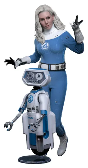 Difficulty Conquer Goal Reach Hot Toys Invisible Woman & H.E.R.B.I.E. - The Fantastic Four: First Steps - MMS824 -1/6 Scale Collectible Figure 2-Pack