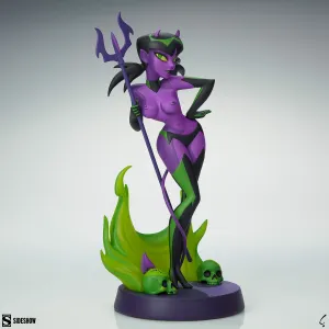 Sideshow Collectibles Original Artist Series Devil Girl (Purple and Green Variant) Statue Festival Theme Dream World