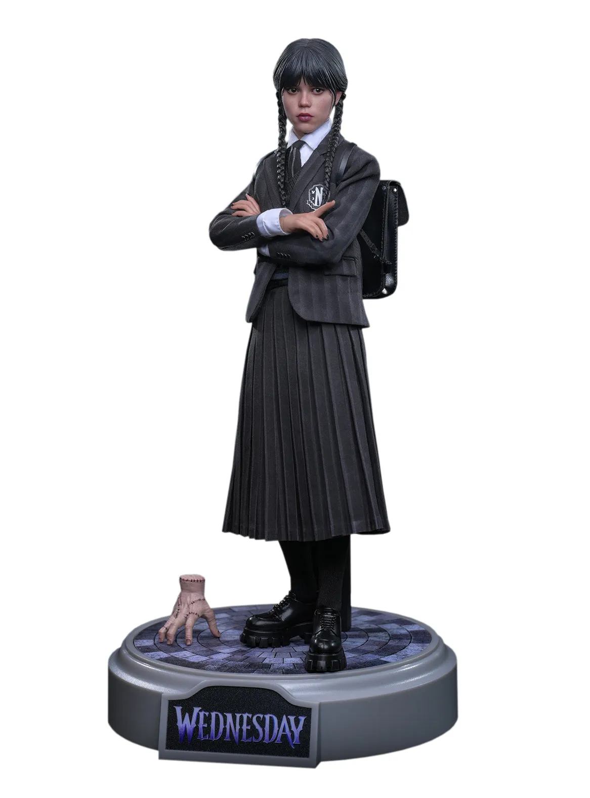 Hot Toys Wednesday Addams - Netflix Series - TMS135 - 1/6 Scale Collectible Figure Vision Share