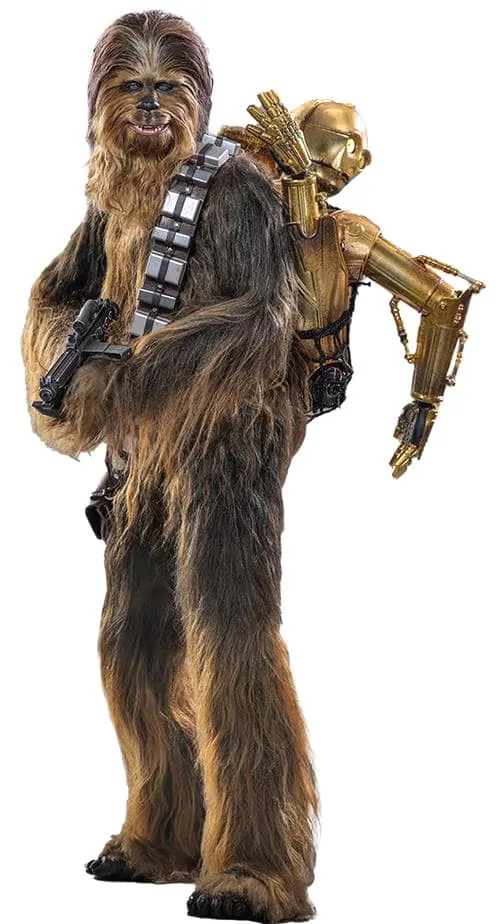 Help Extend Empathy Build Hot Toys Chewbacca with Disassembled C-3PO - Star Wars: The Empire Strikes Back - MMS766 - 1/6 Scale Collectible Figure
