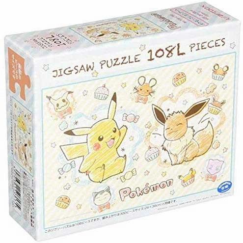 Pokemon Crayon Art "Pokemon" Jigsaw Puzzle (PK108-L03) Collectible Model
