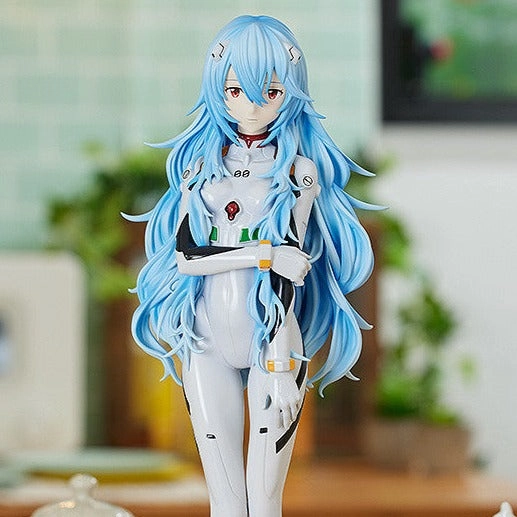 Collectible Toy Bedroom Accent POP UP PARADE Rei Ayanami: Long Hair Ver. XL Size