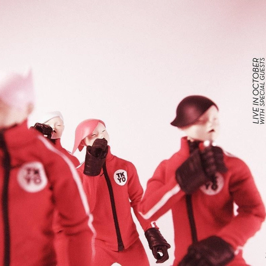 PopBot Tomorrow King Tkyo Red Ver 12" 4 Figure Set Sound Effect