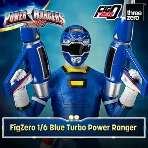 Chibi Merchandise Global Shipping Power Rangers Turbo FigZero 1/6 Blue Turbo Power Ranger