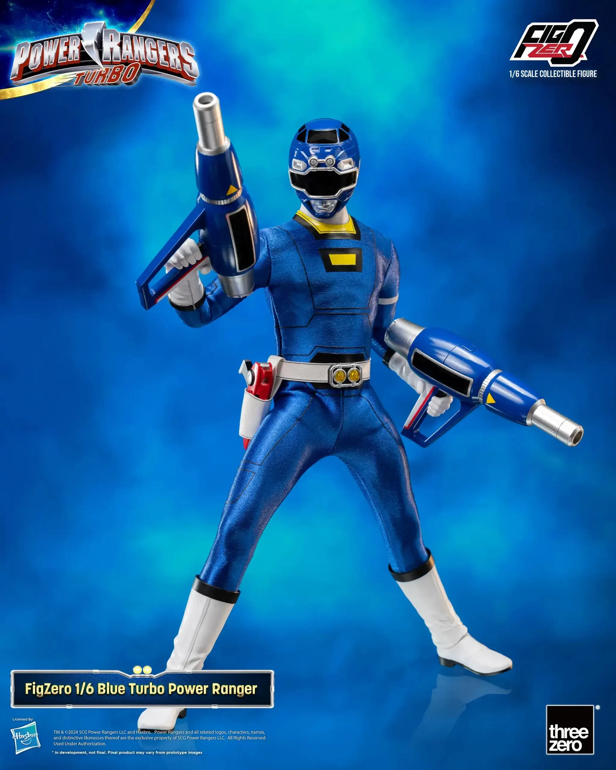 Premium Piece Anime Showcase Power Rangers Turbo FigZero 1/6 Blue Turbo Power Ranger