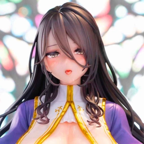 Praying Nun Petronille Fantasy Decor Samurai Figure