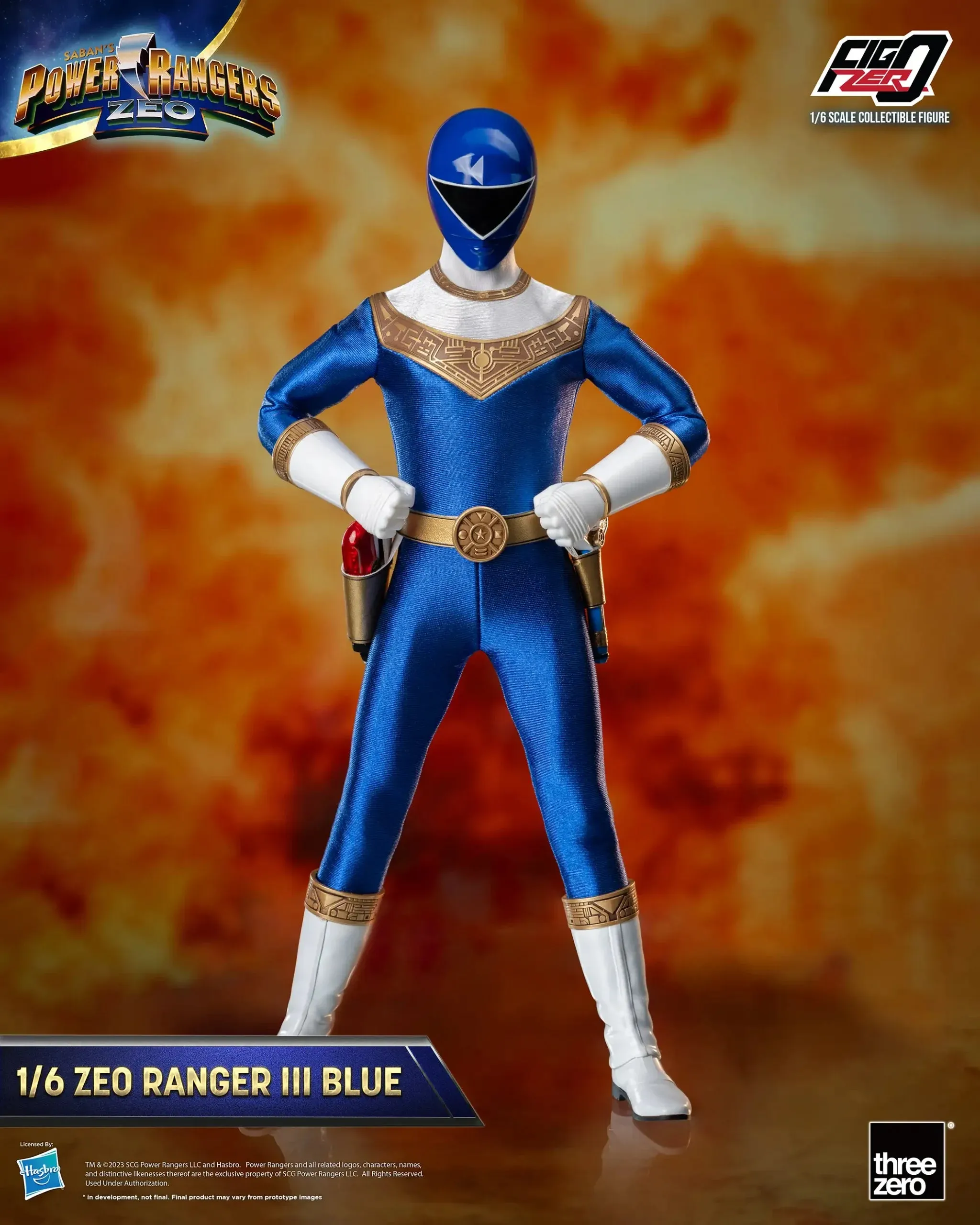 Power Rangers Zeo FigZero 1/6 Zeo Ranger III Blue Vinyl Hobby