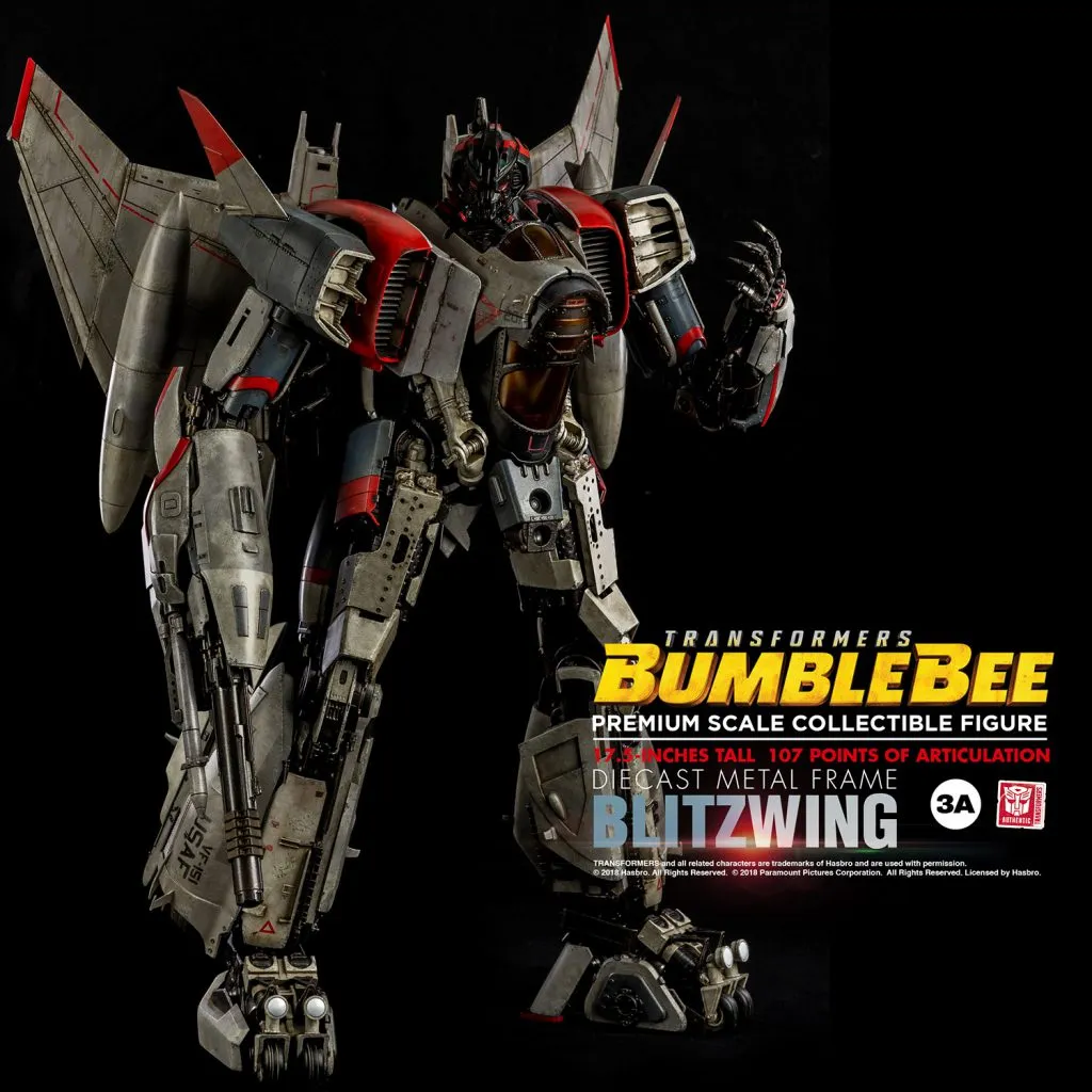 Premium Collection Threezero 3A Bumblebee Blitzwing Premium Scale Collectible Figure