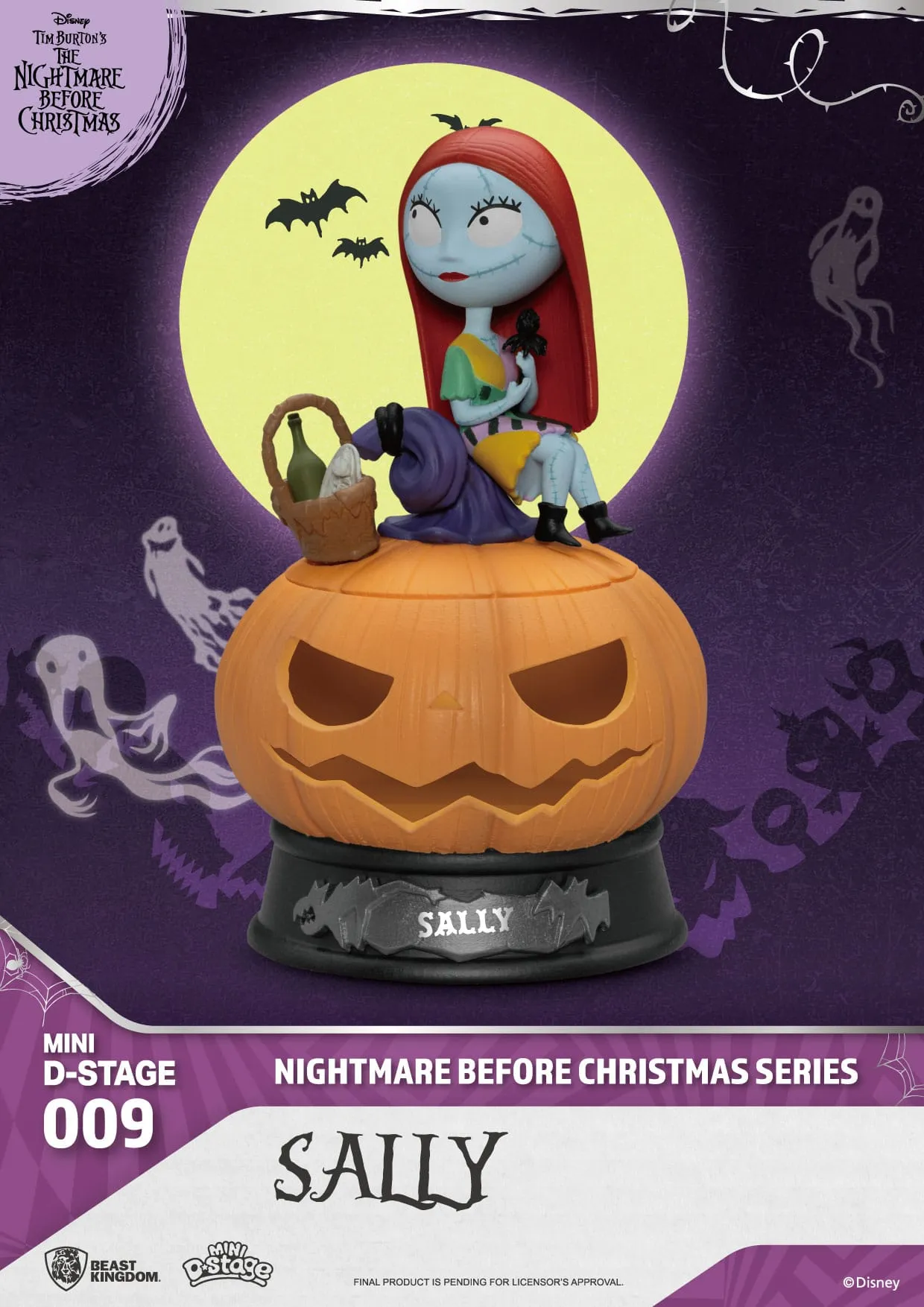 Beast Kingdom The Nightmare Before Christmas Sally Mini D-Stage PVC Figure Battle Statue