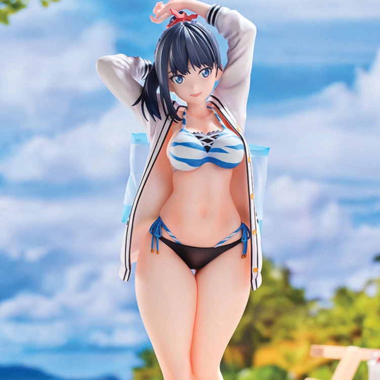 Alphamax SSSS.Gridman Rikka Takarada 1/7 Scale Figure Retro Game Avid Fan