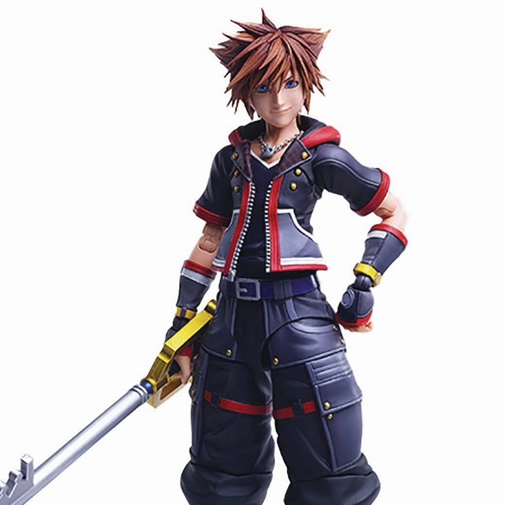 Play Arts Kai Kingdom Hearts III Sora Ver.2 Fantasy Piece Silicone Model