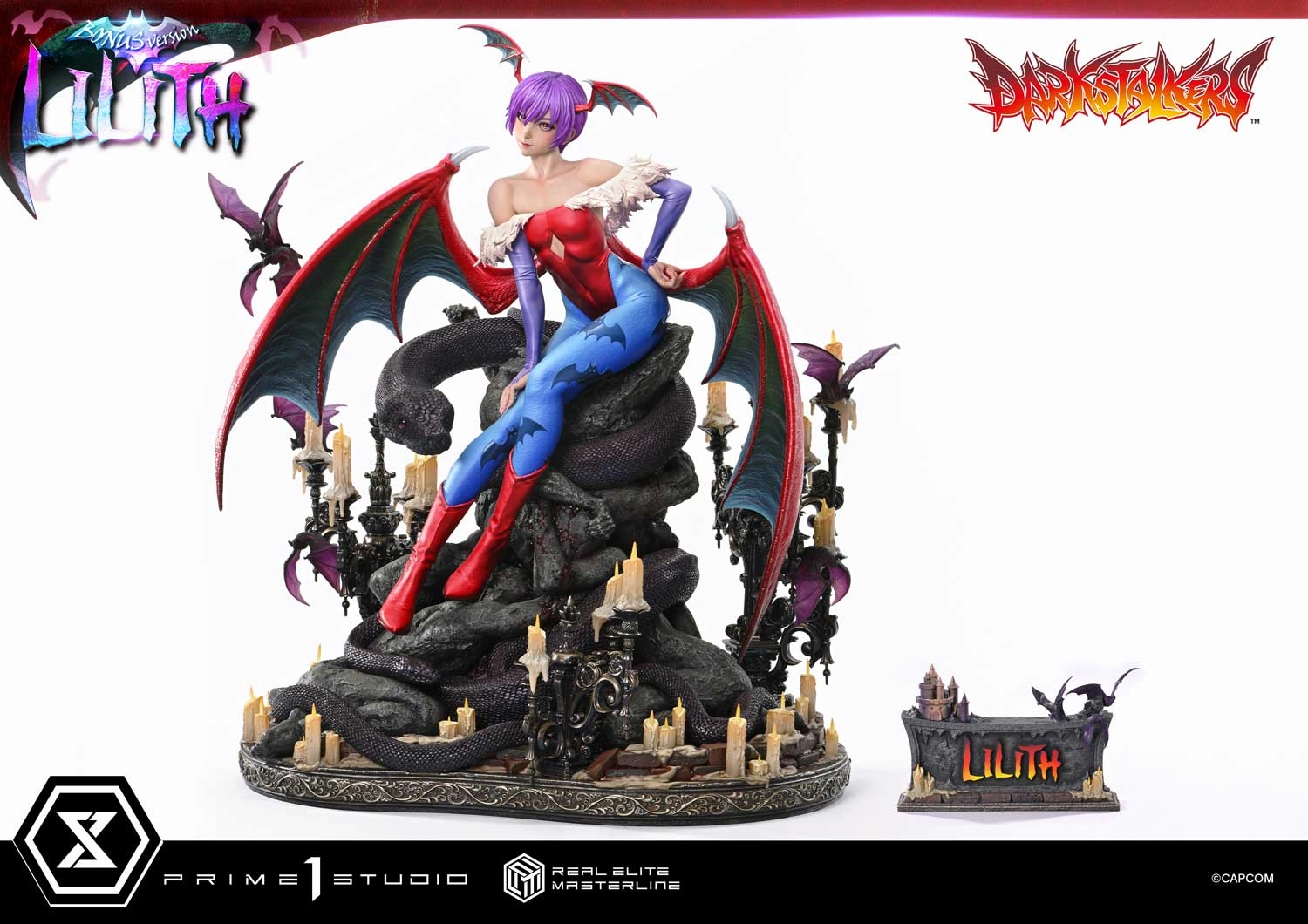 Prime 1 Studio Real Elite Masterline Darkstalkers Lilith Bonus Version Miniature Goods
