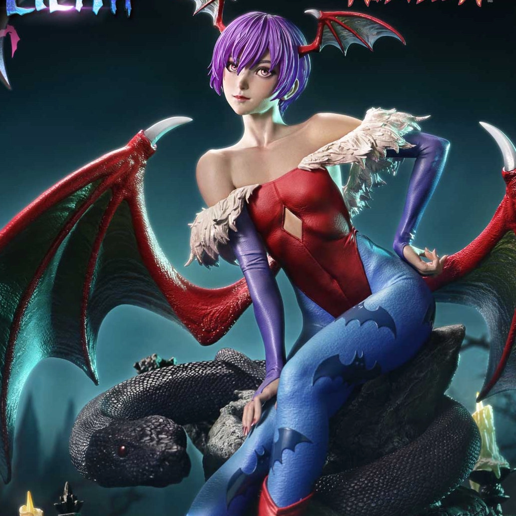 Prime 1 Studio Real Elite Masterline Darkstalkers Lilith Bonus Version Folk Art Architectural Model