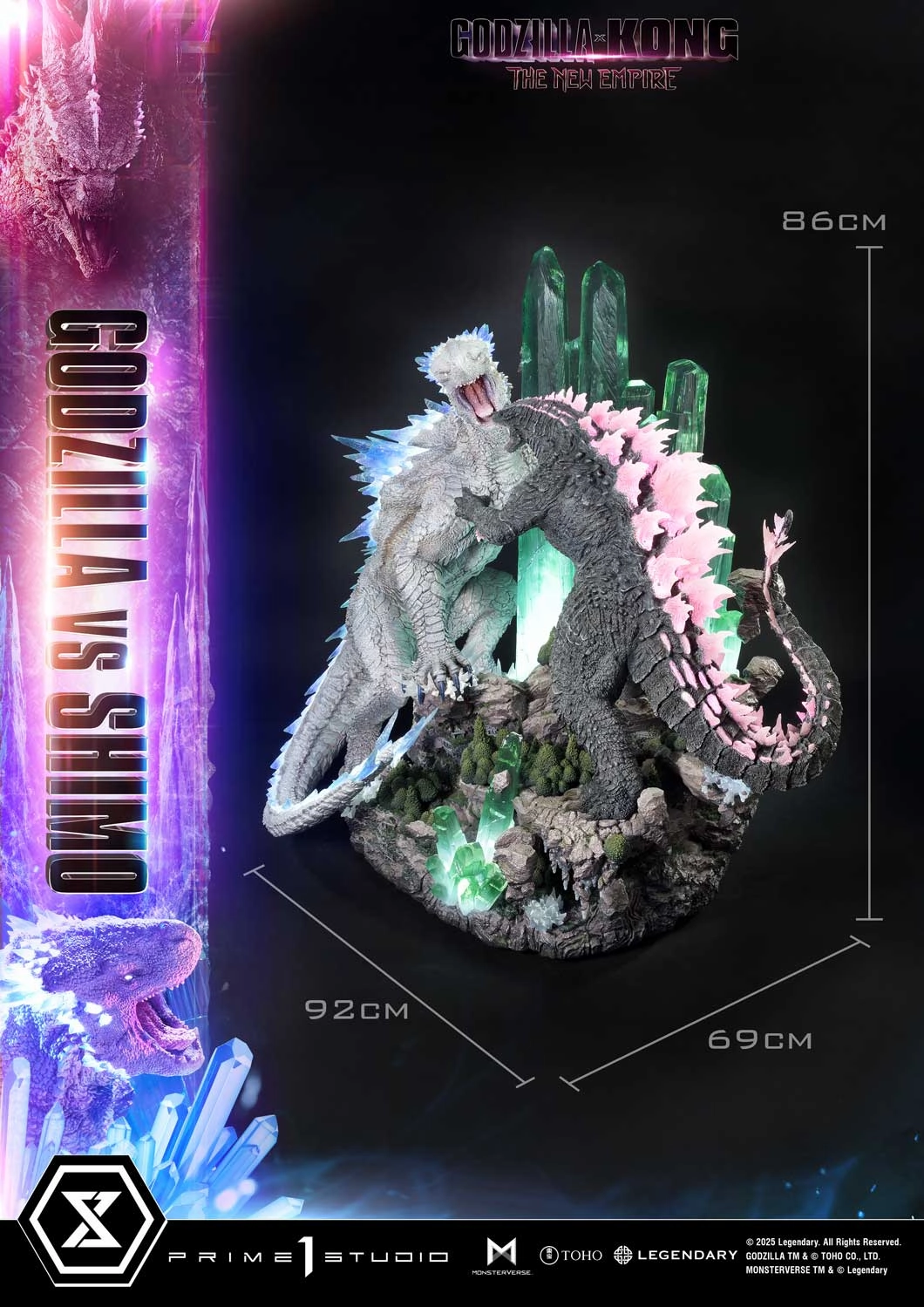 Superhero Display Prime 1 Studio Ultimate Diorama Masterline Godzilla x Kong: The New Empire Godzilla vs Shimo Bonus Version