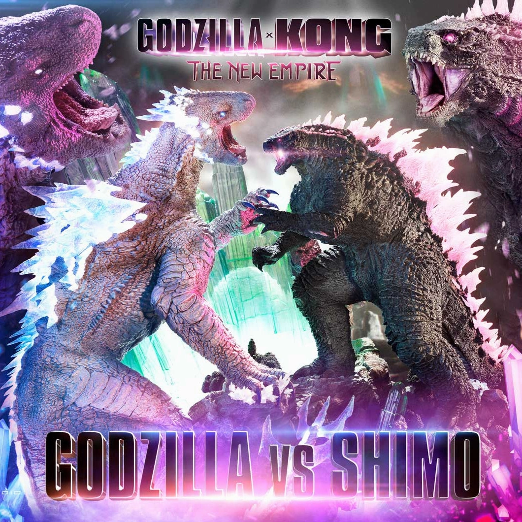 Prime 1 Studio Ultimate Diorama Masterline Godzilla x Kong: The New Empire Godzilla vs Shimo Bonus Version Educational Display