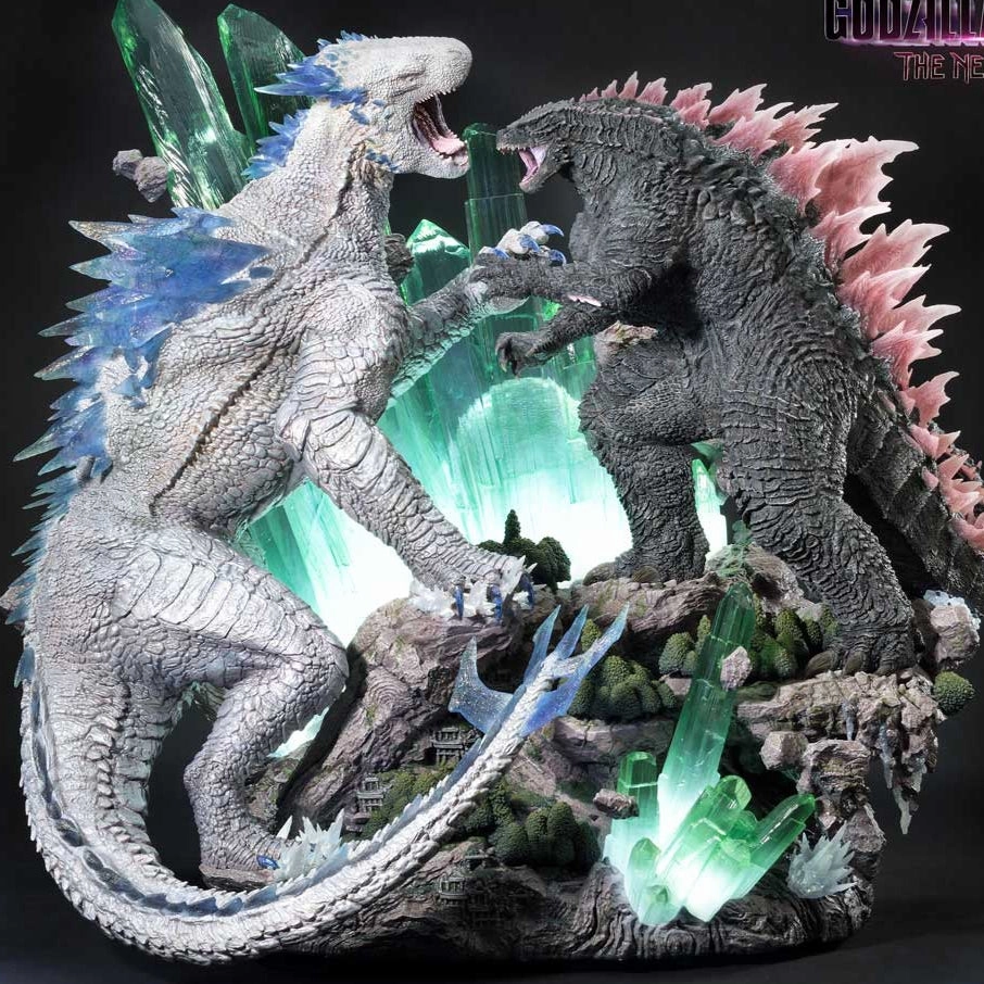 Multi Pack Collectible Decor Prime 1 Studio Ultimate Diorama Masterline Godzilla x Kong: The New Empire Godzilla vs Shimo