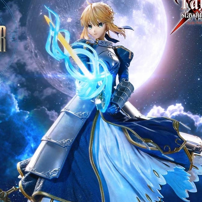 Prime 1 Studio Ultimate Premium Masterline Fate/stay night Saber Ultimate Version Chibi Decor Geological Sample