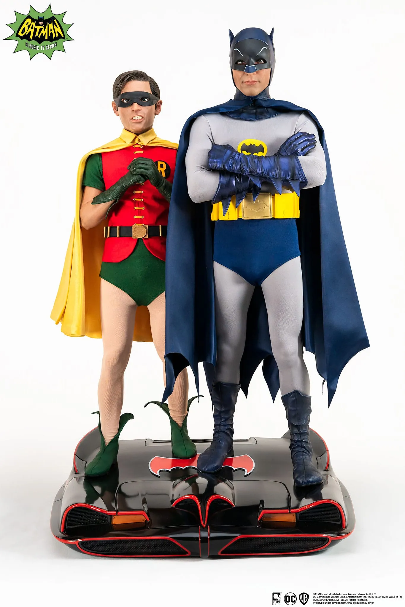 PUREARTS Batman & Robin 1966 - DC Comics - 1/4 Scale Collectible Statue Historical Leader