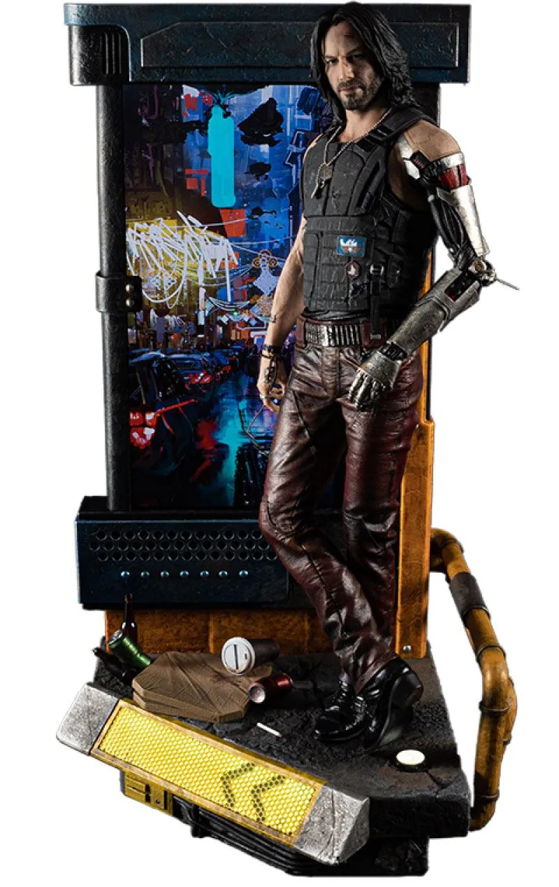 Twitch Channel Posable Hero PUREARTS Johnny Silverhand - Cyberpunk 2077 - 1/4 Scale Collectible Statue