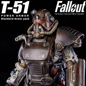 Ceramic Sculpture Miniature Hobby Threezero FALLOUT T-51 POWER ARMOR BLACKBIRD ARMOR PACK 1/6