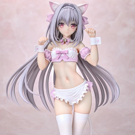 Luna Sakurakouji Cat Maid Sakura Color Ver. PVC Creation Film Prop Replica