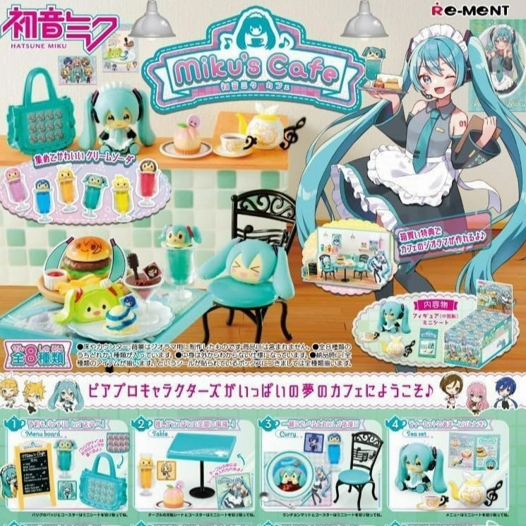 Re-Ment Miku's Cafe "Hatsune Miku" (Each) Story Driven