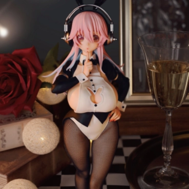 Super Sonico BiCute Bunnies Figure Tailcoat Ver. Licensed Product