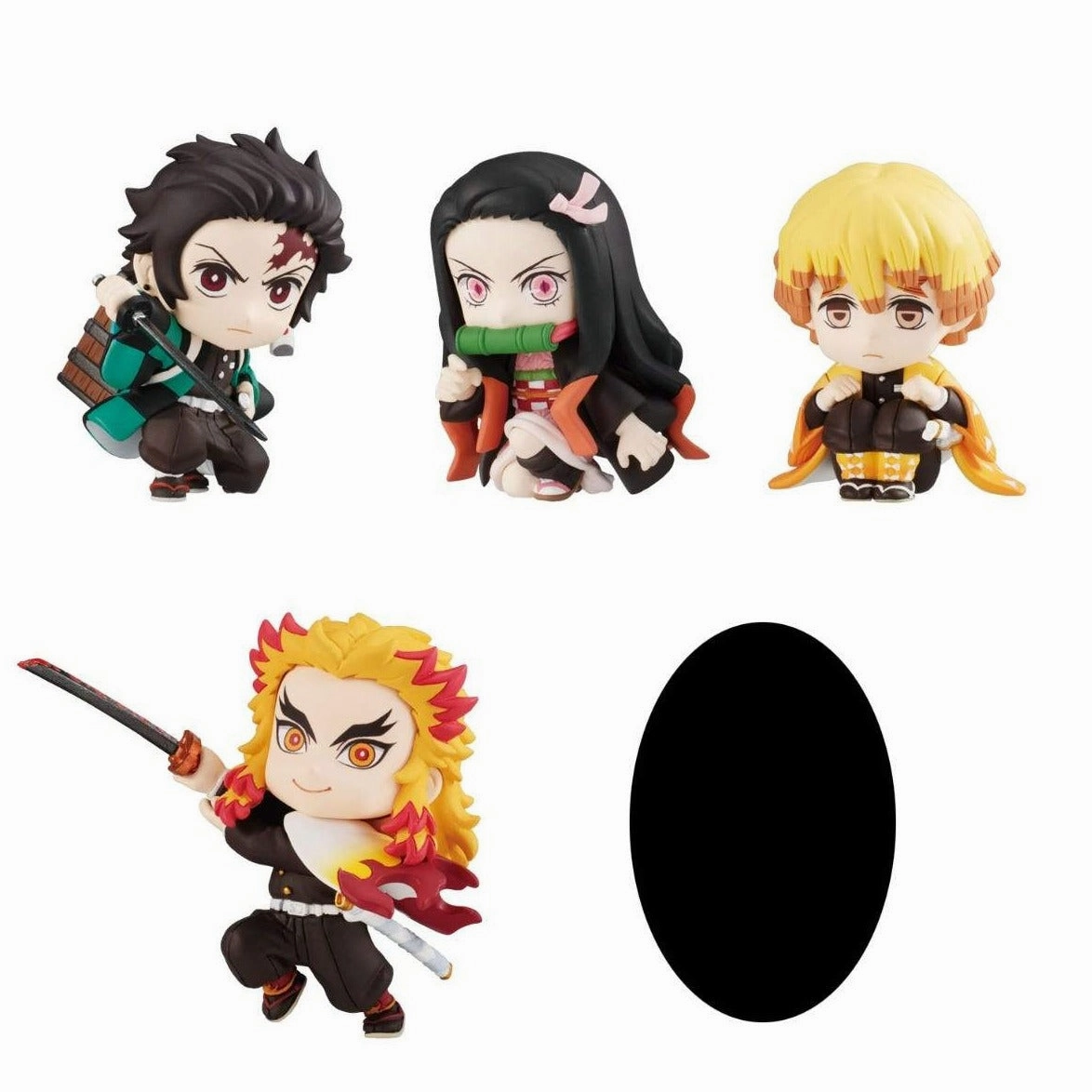Chibi Unit Demon Slayer: Kimetsu no Yaiba Adverge Motion 4 (SET of 5)