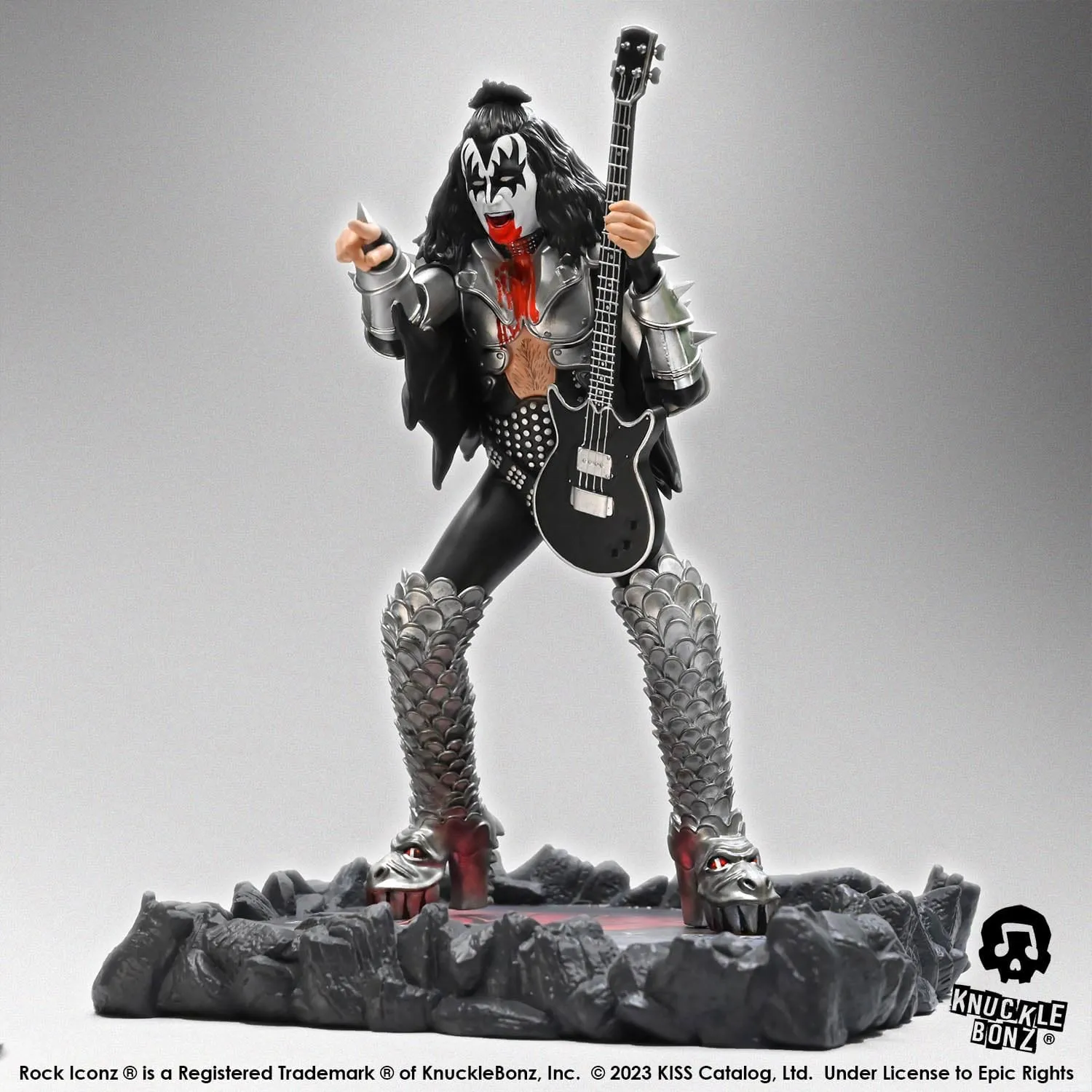 Limited Toy International Icon Knucklebonz Kiss Rock Iconz The Demon (Destroyer) Statue